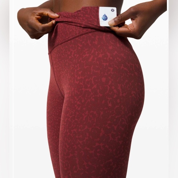 Lululemon Align Pant 28" *Engineer Print City Camo Chianti Multi Align Pant SZ10 - Picture 11 of 11